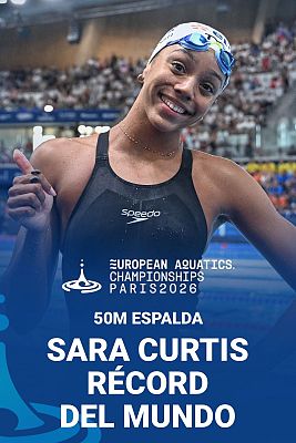 Natación - Sara Curtis se supera a sí misma: bate su propio récord del mundo en 50m espalda