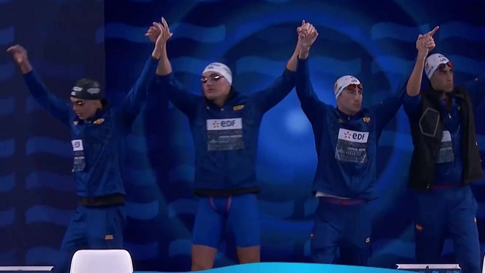 España, sensacional, acaba cuarta de Europa en 4x100 - Natación | Ver