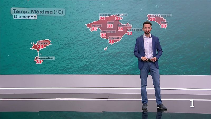 El temps a les Illes Balears - 14/08/26
