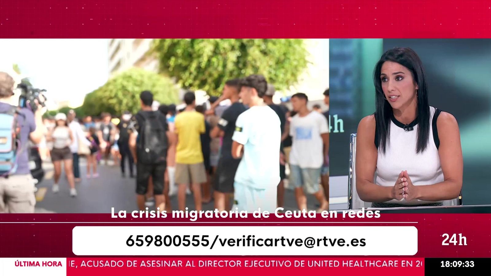 Desinformación en grupos de WhatsApp para otra entrada a Ceuta - La tarde en 24h | Ver