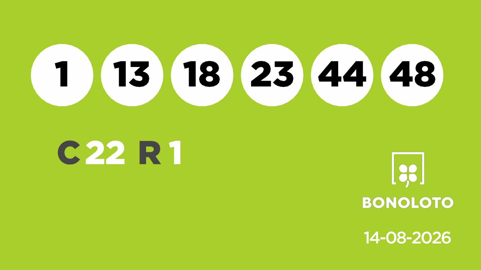 Sorteo de la Lotería Bonoloto y Euromillones del 14/08/2026 - Ver ahora