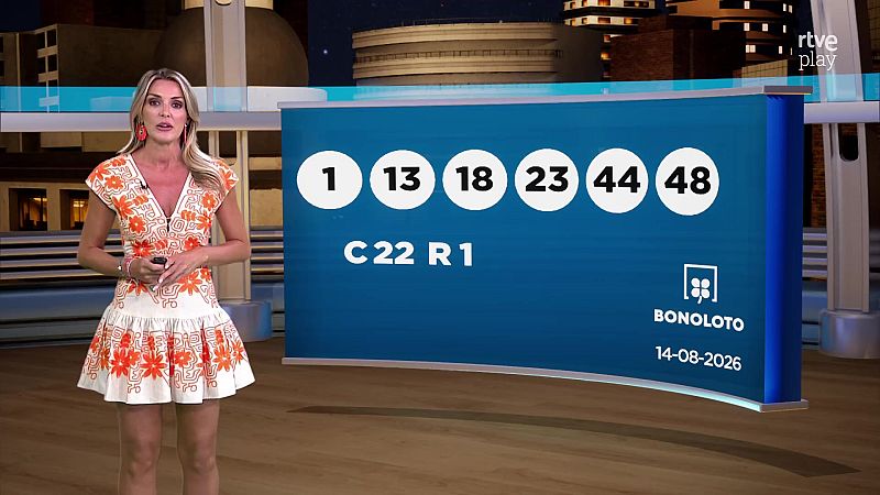 Sorteo de la Bonoloto y Euromillones: 14/08/2026 - Loterías | Ver