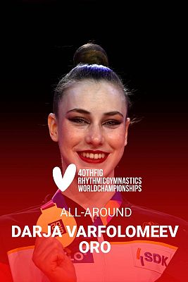 Gimnasia rítmica - Darja Varfolomeev, oro y plaza olímpica en la final del all-around individual del Mundial de gimnasia rítmica de Frankfurt 2026