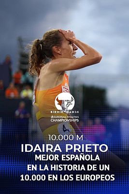 Atletismo - Idaira Prieto, 4ª, mejor resultado de la historia de los Europeos de una española en 10.000