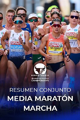 Atletismo - Resumen de la media maratón de marcha en hombres y mujeres del Europeo de atletismo 2026