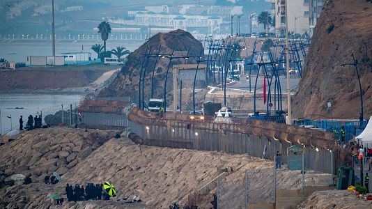 Marruecos intercepta a decenas de migrantes tras un nuevo intento fallido de cruzar a Ceuta