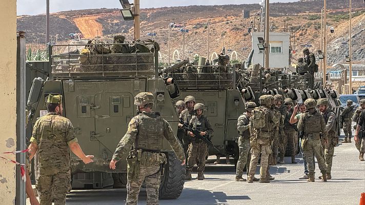 Telediario Fin de Semana - La frontera entre Marruecos y España, blindada ante una posible llegada masiva de migrantes