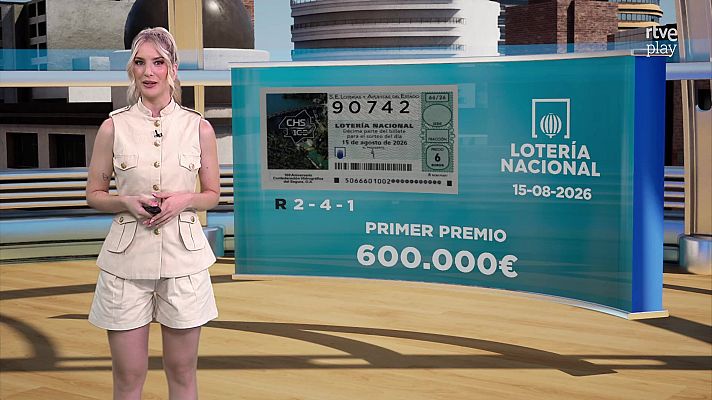 Loterías - Sorteo de la Lotería Nacional del 15/08/2026