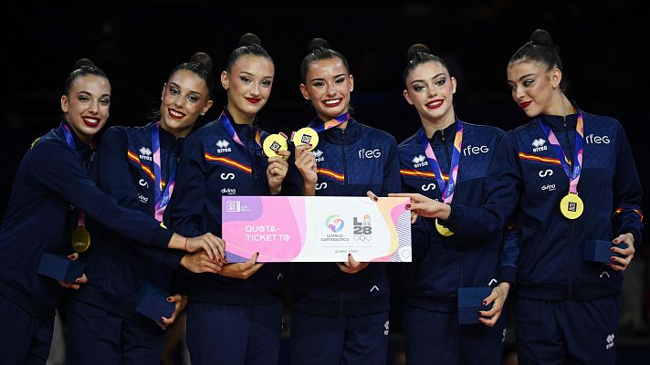 Gimnasia rítmica - España, Campeona del Mundo de gimnasia rítmica en Frankfurt y pase directo a los JJ.OO. 2028