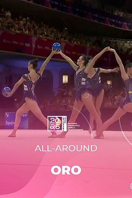 Gimnasia rítmica - España, Campeona del Mundo de gimnasia rítmica en Frankfurt y pase directo a los JJ.OO. 2028