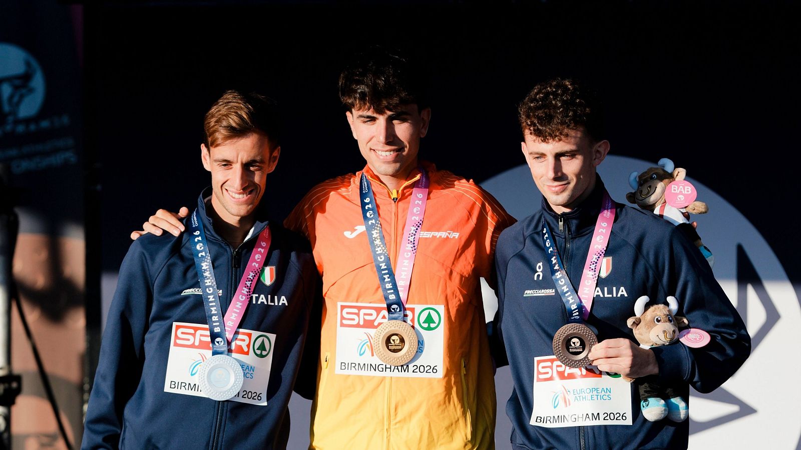 Paul McGrath  se cuelga el oro europeo en la media maratón marcha en el Europeo de Atletismo de Birmingham 2026