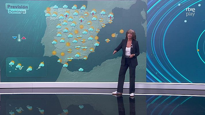 El tiempo - Las temperaturas descenderán en la Península y archipiélagos, más en máximas del interior del tercio norte