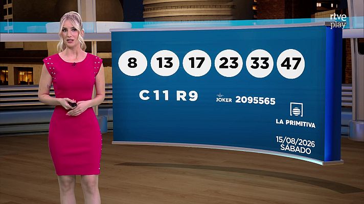 Loterías - Sorteo de la Bonoloto y Primitiva del 15/08/2026