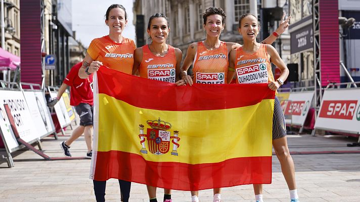 Atletismo - Resumen de la maratón del Europeo de Birmingham 2026 con el bronce español femenino por equipos