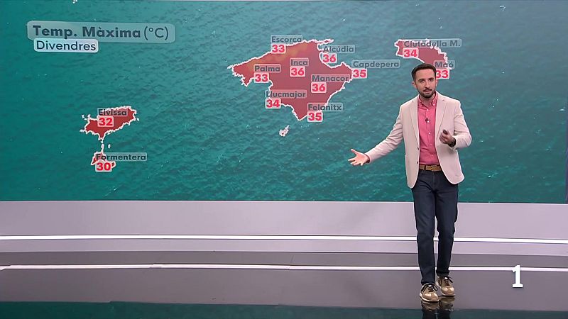 El temps a les Illes Balears - 17/08/26