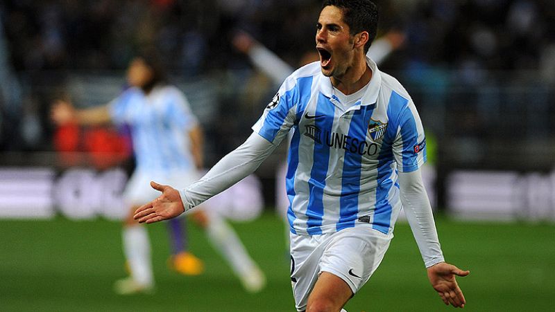 Isco pone al Málaga por delante (1-0)