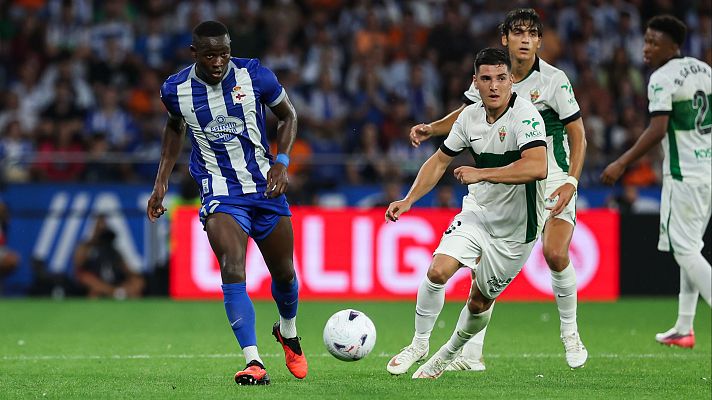 Resúmenes de LaLiga - RC Deportivo - Elche CF: resumen del partido, 1ª jornada | Primera división