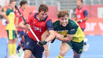Espa�a cae por la m�nima ante Australia y se jugar� ante Irlanda el pase a la segunda fase del Mundial de hockey sobre hierba