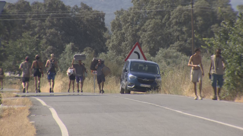 Sexto día de rave ilegal en La Granja - Noticias de Extremadura | Ver