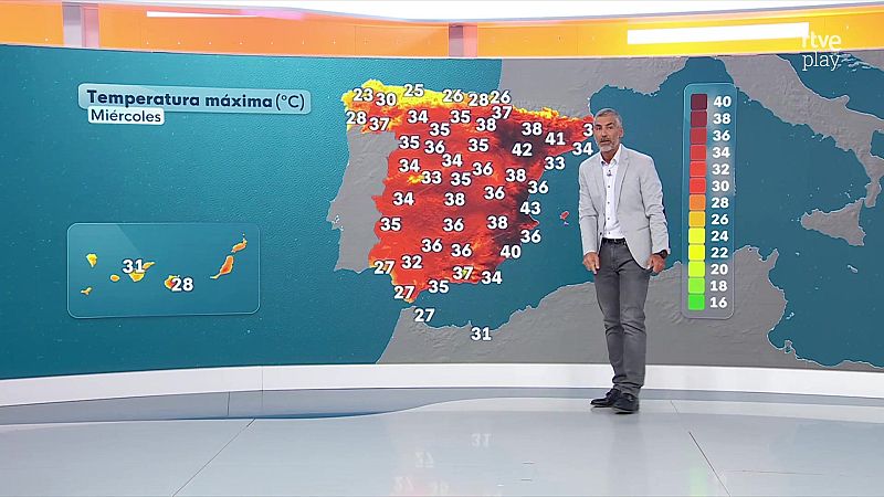 El Tiempo - 18/08/26 - RTVE.es - El tiempo | Ver