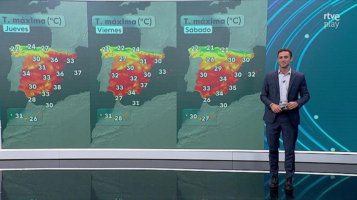 El tiempo - Noches tropicales en amplias zonas del suroeste, los litorales mediterráneos, noreste y Cantábrico