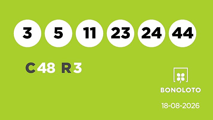 SELAE - Sorteo de la Lotería Bonoloto y Euromillones del 18/08/2026