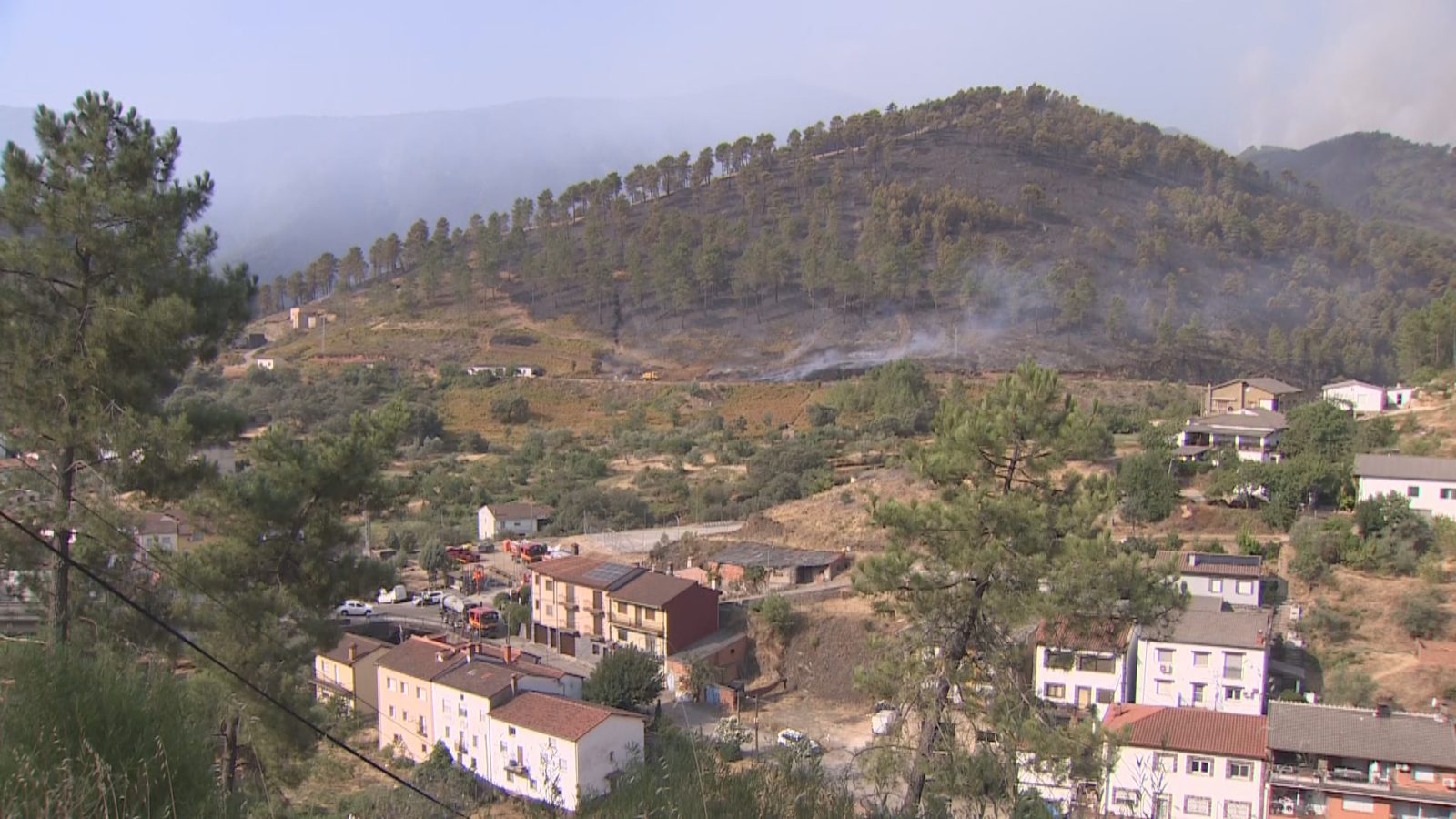 4.800 hectáreas afectadas por el incendio en Las Hurdes - Noticias de Extremadura | Ver