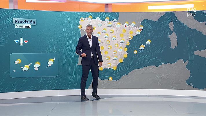 El tiempo - Tormentas que pueden ser muy fuertes en el interior norte, sureste y sur de Baleares