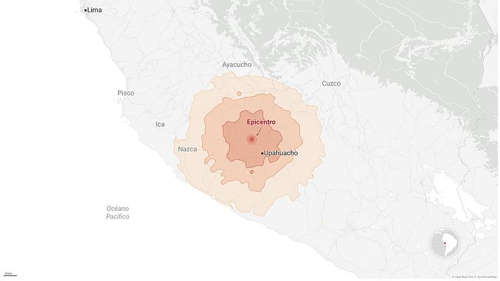 Diario 24 - Un terremoto de magnitud 7,2 sacude el sur de Perú