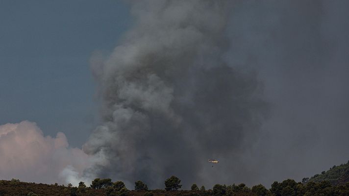 La tarde en 24h - El incendio en Segorbe (Castellón) obliga a evacuar Gátova