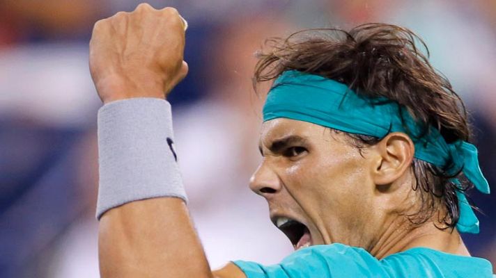 Telediario 1 - Nadal tira de casta en octavos de Indian Wells