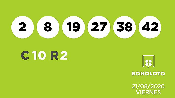 SELAE - Sorteo de la Lotería Bonoloto y Euromillones del 21/08/2026
