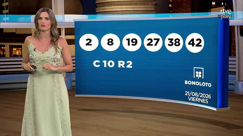 Sorteo de la Bonoloto y Euromillones: 21/08/2026 - Loterías | Ver