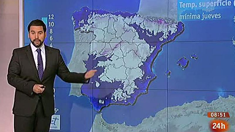 Lluvias y nieve  en el norte - El tiempo | Ver