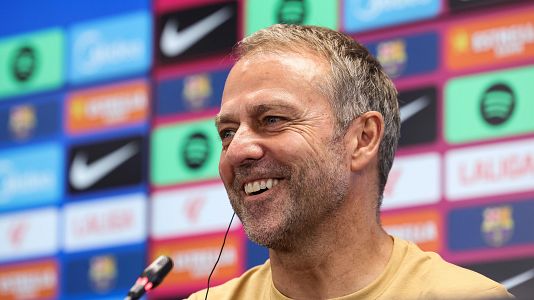Flick: "No me preocupa que no haya llegado un '9'"
