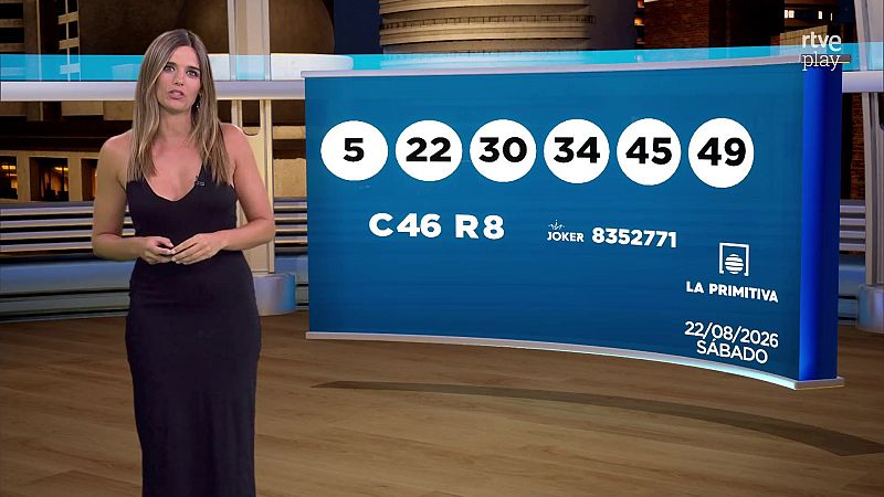 Sorteo de la Bonoloto y Primitiva: 22/08/2026 - Loterías | Ver