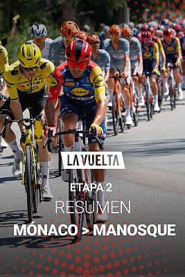 Vuelta ciclista a España - La Vuelta 2026: resumen de la etapa 2 entre Mónaco y Manosque