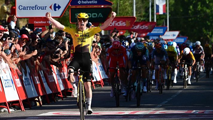 Vuelta ciclista a España - Vuelta 2026 | Brennan gana al sprint la 2ª etapa tras un final emocionante en Manosque