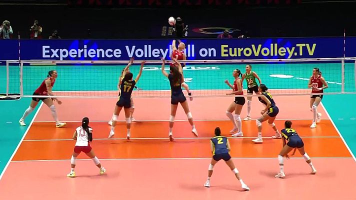Voleibol - Campeonato de Europa Femenino: España - Azerbaiyán
