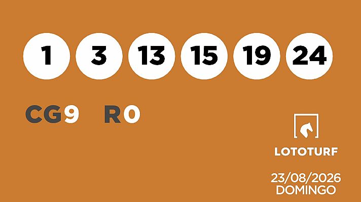 SELAE - Sorteo de Lotería Lototurf: 23/08/2026
