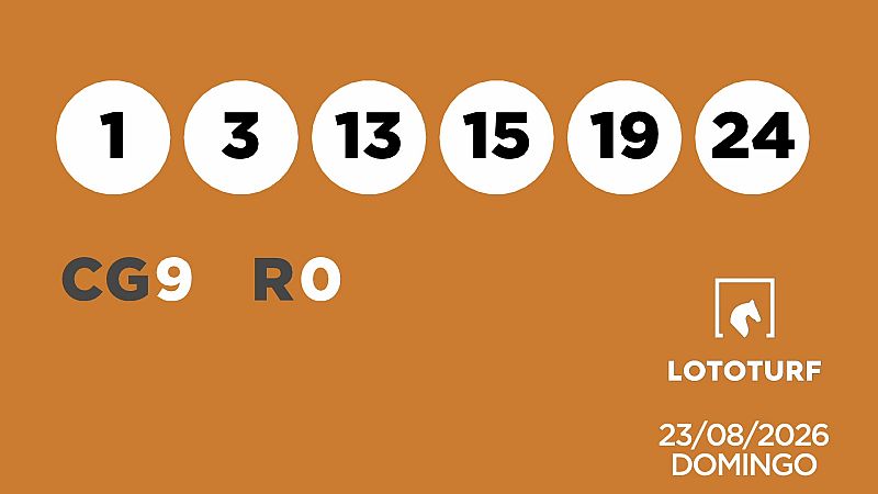 Sorteo de la Lotería Lototurf del 23/08/2026 - Ver ahora