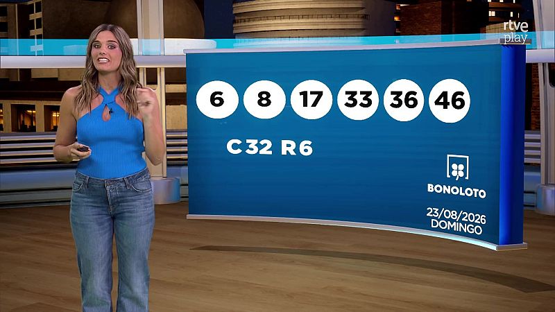Sorteo de la Bonoloto y El Gordo de la Primitiva: 23/08/2026 - Loterías | Ver