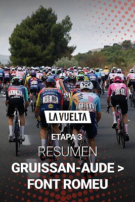 Vuelta ciclista a España - La Vuelta 2026: resumen de la etapa 3 entre Gruissan - Aude y Font Romeu