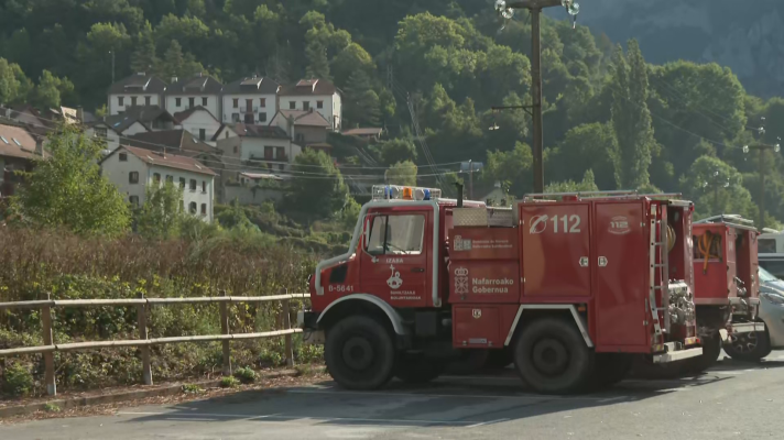 Telenavarra - El incendio de Urzainqui, más cerca de su extinción