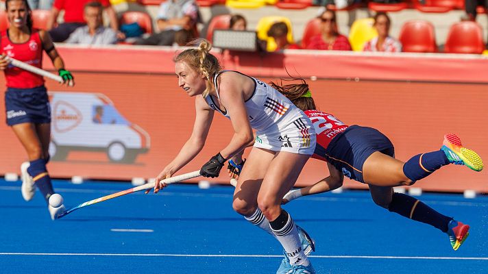 Hockey hierba y sala - Campeonato del Mundo Femenino. 2ª ronda: España - Alemania