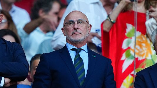 De la Fuente siente "mucha pena" por los pitos en San Mam�s a los campeones del mundo con la selecci�n