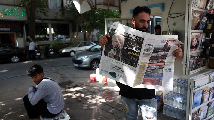 Telediario 2 - EE.UU. lanza su plan para aislar a Irán y amenaza a los países con sanciones