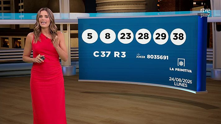 Loterías - Sorteo de la Bonoloto y Primitiva del 24/08/2026