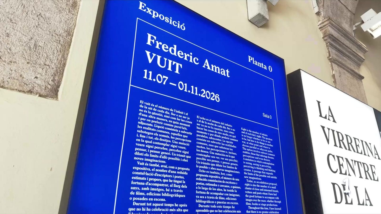 La Virreina presenta 'Vuit', l'exposició de Frederic Amat - L'Informatiu | Ver