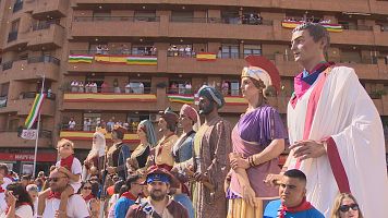 Calahorra prende la mecha y estalla la fiesta. As� comienzan sus fiestas en honor a San Emeterio y San Celedonio